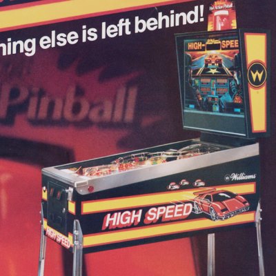 williams, high speed, pinball, sales, price, date, city, condition, auction, ebay, private sale, retail sale, pinball machine, pinball price