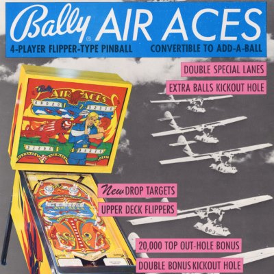 bally, air aces, pinball, sales, price, date, city, condition, auction, ebay, private sale, retail sale, pinball machine, pinball price