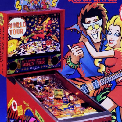 alvin g, als garage band goes on a world tour, pinball, sales, price, date, city, condition, auction, ebay, private sale, retail sale, pinball machine, pinball price