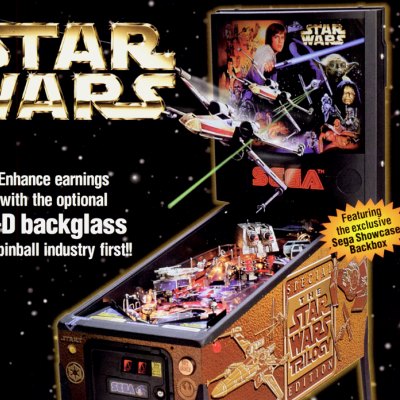 sega, star wars trilogy, pinball, sales, price, date, city, condition, auction, ebay, private sale, retail sale, pinball machine, pinball price