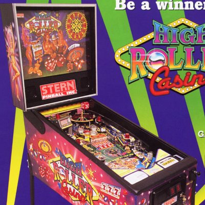 stern, high roller casino, pinball, sales, price, date, city, condition, auction, ebay, private sale, retail sale, pinball machine, pinball price