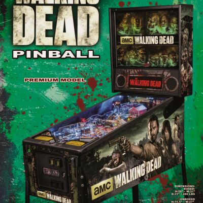 stern, the walking dead, pinball, sales, price, date, city, condition, auction, ebay, private sale, retail sale, pinball machine, pinball price