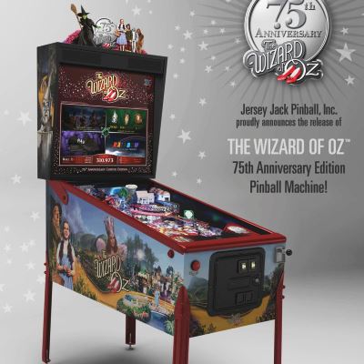 jersey jack, the wizard of oz, pinball, sales, price, date, city, condition, auction, ebay, private sale, retail sale, pinball machine, pinball price