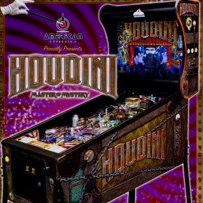 american pinball, houdini master of mystery, pinball, sales, price, date, city, condition, auction, ebay, private sale, retail sale, pinball machine, pinball price