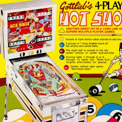 PinballPrice.com - Gottlieb Hot Shot pinball machine