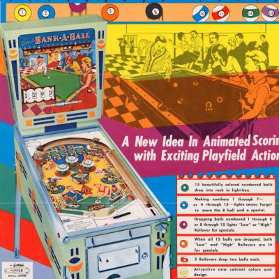 PinballPrice.com - Gottlieb Bank-A-Ball pinball machine