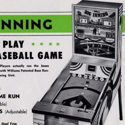 1965 chicago coin big league baseball pinball machine value