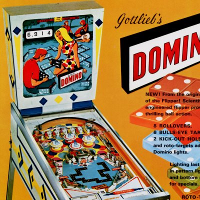 PinballPrice.com - Gottlieb Domino pinball machine