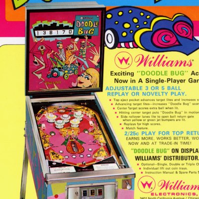 PinballPrice.com - Williams Doodle Bug pinball machine